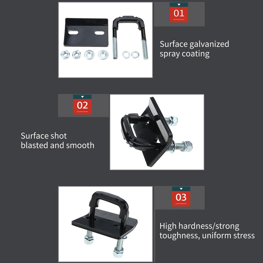 Solid Hitch Tightener Stabilizing Clamp Heavy Duty Antirattle Stabilizer Suitable for Trailers Cargo Carriers Bike Racks