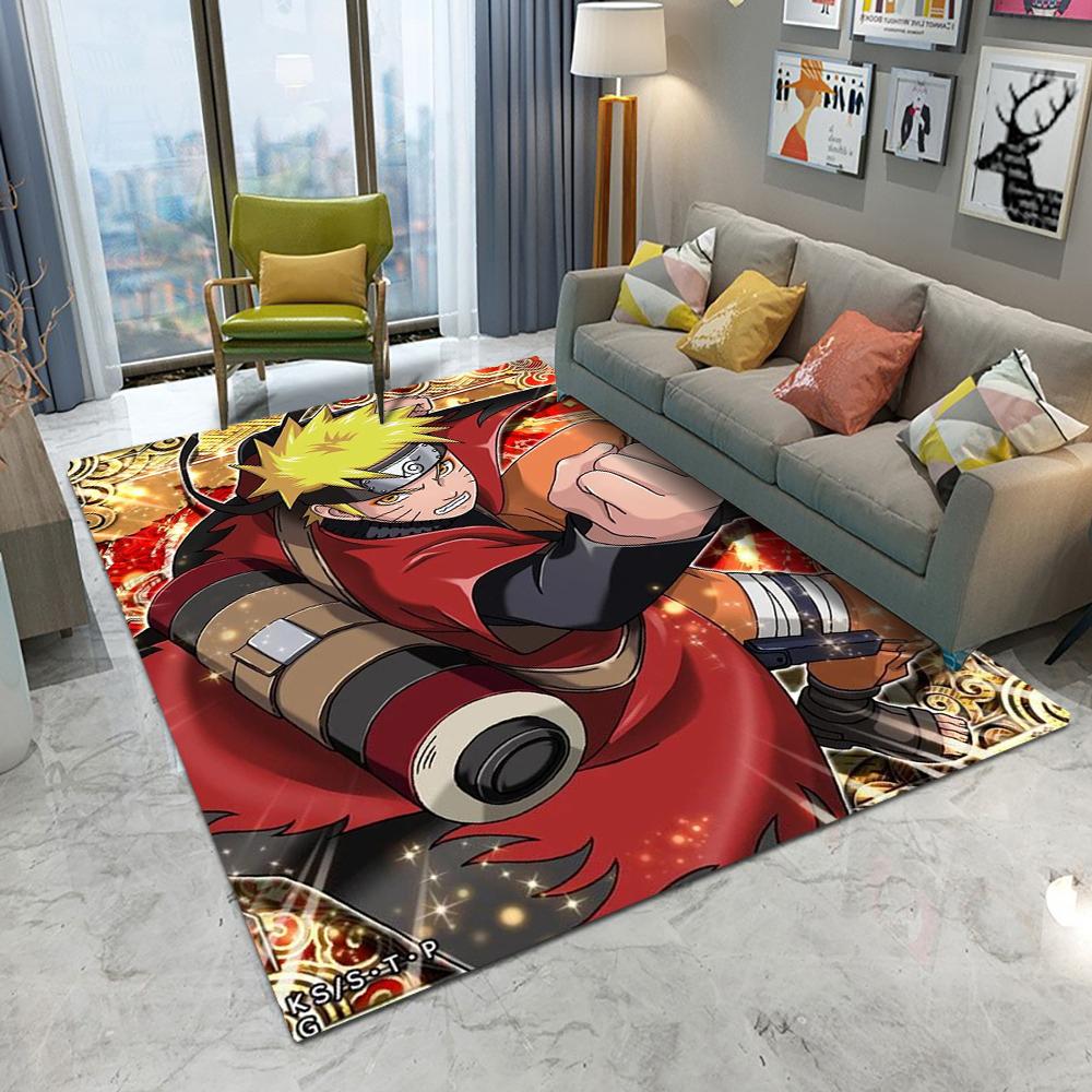  Japanese Anime Naruto Carpet Living Room Bedroom Kitchen Balcony Rug Non-slip Washable Mat Home Exquisite Home Ins Rug