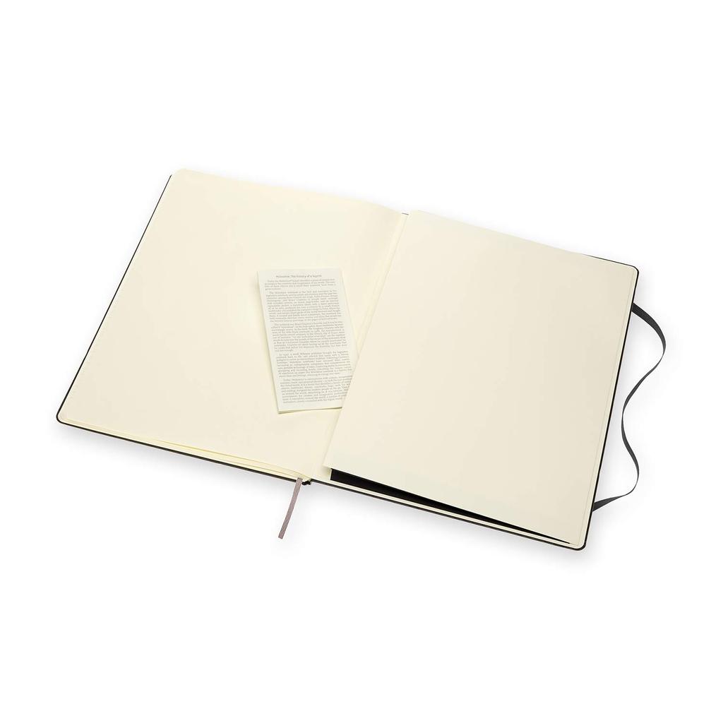 Moleskine Notebook Classic Notebook Hard Cover XXL Size Lined Black QP100