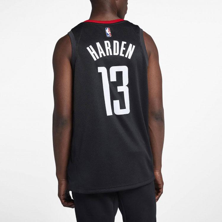 Nike NBA Kontrast Basketballtrikot Weste, Fan Edition, Rockets, Harden Nr.. 13 Herren Oberteile Schwarz 877206-010