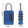 2Pcs Rust-proof 3-Digit Password Lock Waterproof Anti-theft Padlock  Dormitories Door