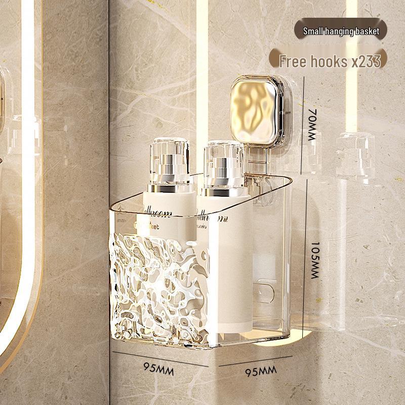 

Настенная полка для хранения вещей в ванной комнате без перфорации: Органайзер для расчесок, бритв, зубных щеток