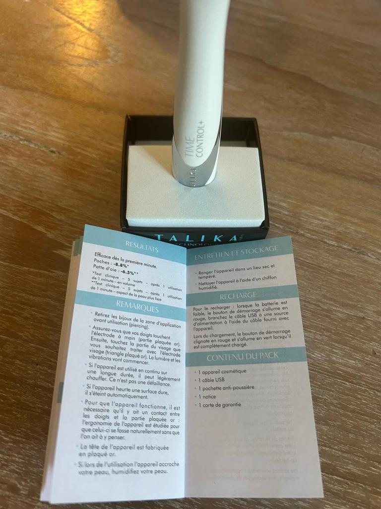 TALIKA Time Control Plus Facial Beauty Device with USB Cord