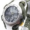 Used [New battery] CITIZEN OXY C420 Digital Analog Camouflage World Time Watch