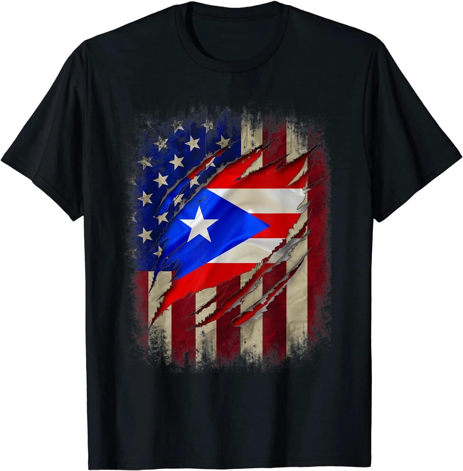 LIMITED Puerto Rican American Flag tshirt USA Puerto Rico Family T-Shirt S-3XL XXXL