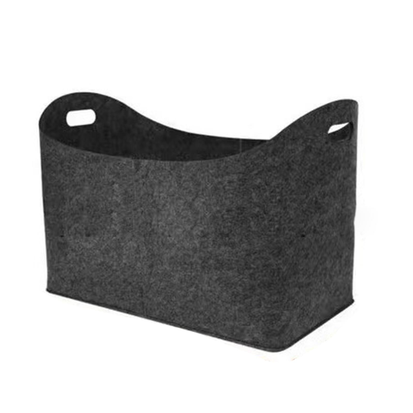 

Корзина для дров из войлока с ручкой, прочный износостойкий держатель для газет