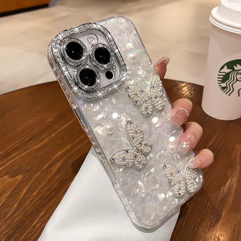 

Чохол з візерунком мушлі для IPhone 11, Apple 17 Pro Max, 13 мм Перлиновий бант, 12/15 мм Pro iPhone 17 Pro Max