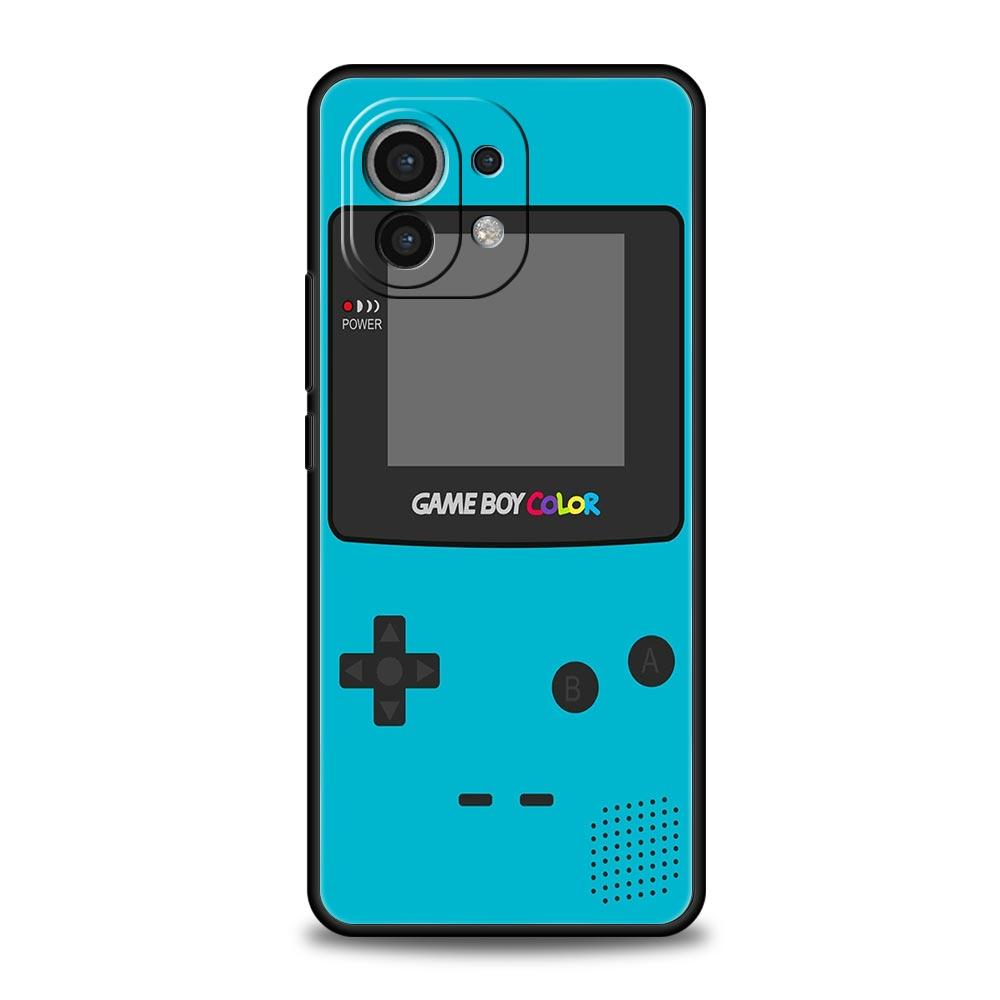 Gameboy Boy Oyunu Lüks Telefon Kılıfı Xiaomi 14 13T 12T Pro 12 13 11 Ultra Mi Note 10 Lite 10T 5G 11X Pro 11T 11i 9T Yumuşak Kapak