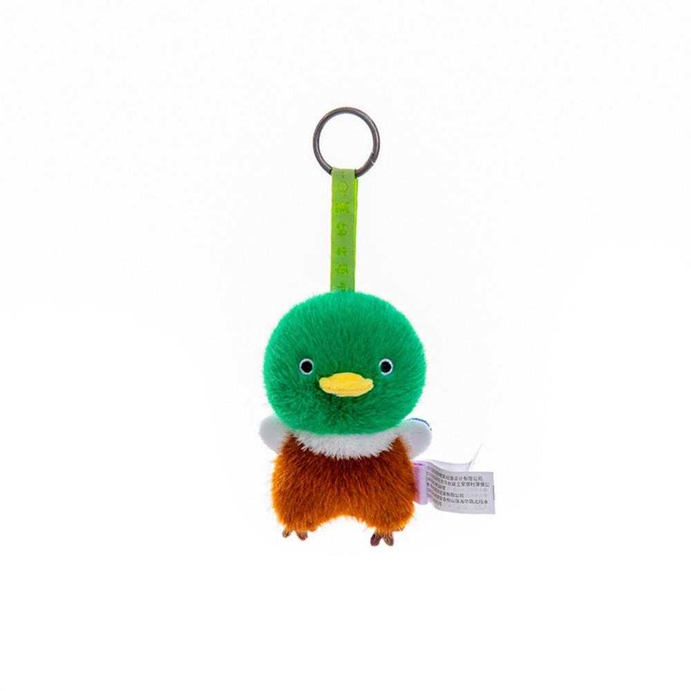 Adorable Chickens Plush Keychain Mallard Macaw Plush Pendant Owl Plush Keychain  Home Decoration