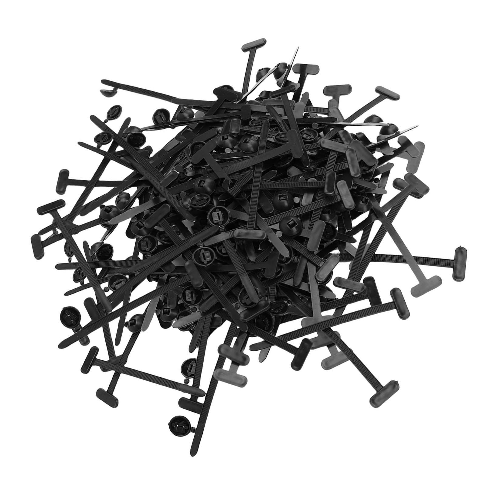 

100 Pcs Cable Tie Buckle Universal Nylon Self Locking Zip Tie Holder for Home Construction Electronics Automotive