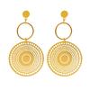 Hollow Geometric Ethnic Style Hollow Circle Earrings
