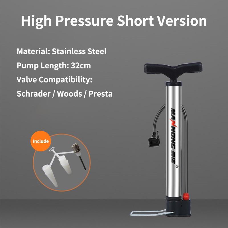 Portable Bike Pump bike accessories Tire inflator Bicycle air pump portable air pump Air injector Air pump Inflator Standard version
