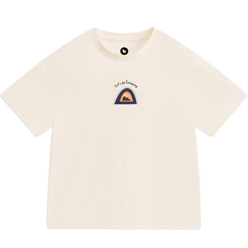 MQD Boys Stretchy Loose-Fit Athletic Short-Sleeve T-Shirt 110cm