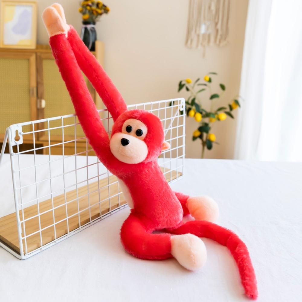 New Portable Colorful Long Arm Monkey DIY Long-armed Monkey Ornaments Monkey Children's Animal Soft Hanging