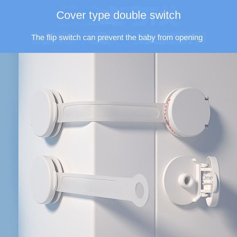 Multi-function Security Protection Locks Baby Safety Cabinet Drawer Door Buckle Home White Toilet Refrigerator Lock 5Pcs/Lot