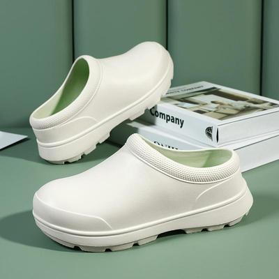 Scarpe da Cucina Uomo Zoccoli da Giardino Outdoor Casual Impermeabili Scarpe da Pioggia Antiscivolo Scarpe da Lavoro per Ristorante Scarpe da Chef Resistenti all'Olio