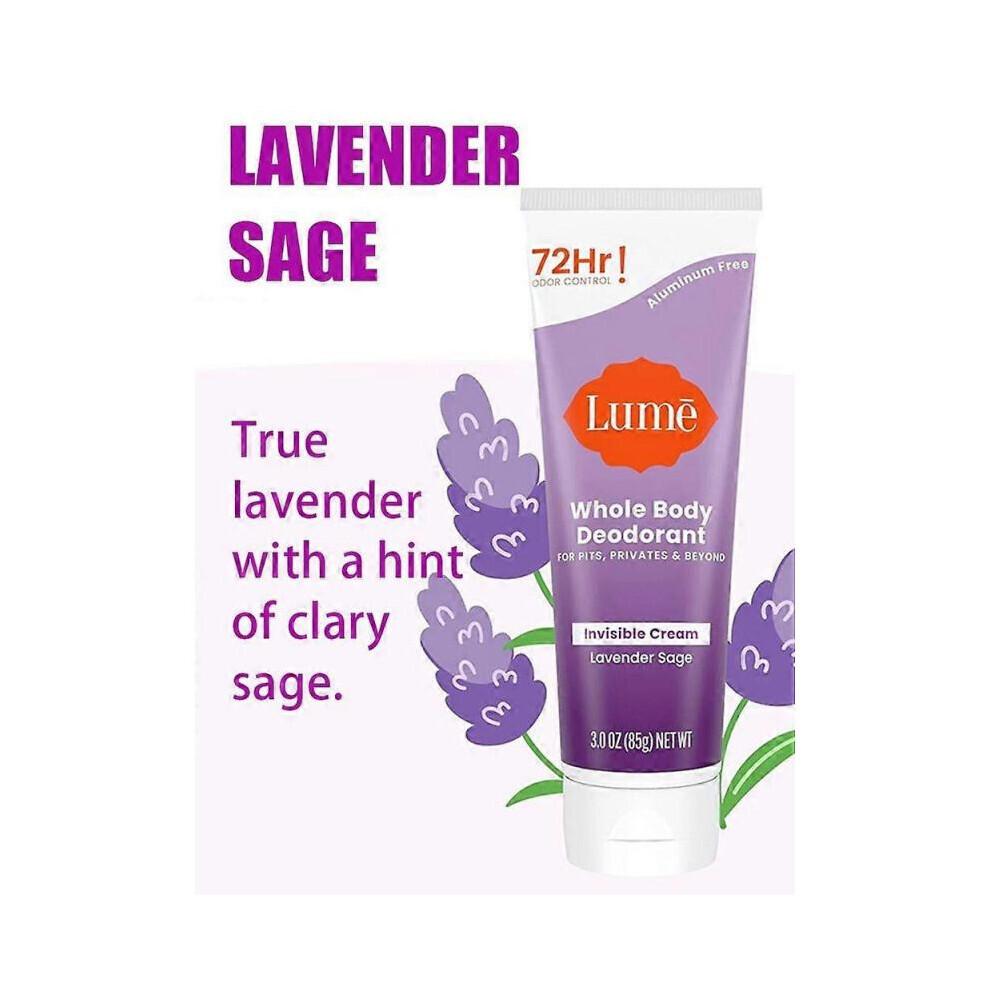 Lume Deodorante in Crema per Tutto il Corpo Clean Tangerine Sicuro per la Pelle Controllo Odori 72 Ore