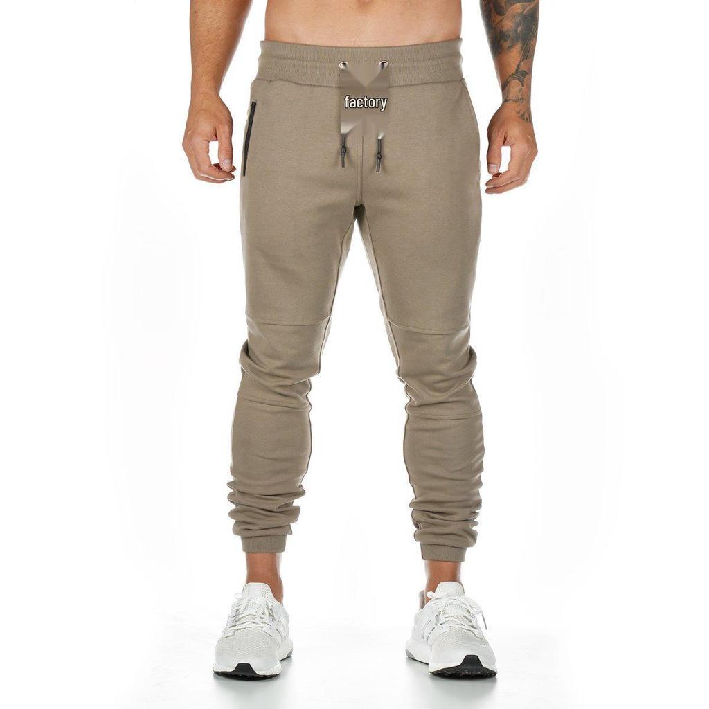 Pánské bavlněné fitness dlouhé kalhoty Muscle Doctor - Evropský a americký sportovní styl