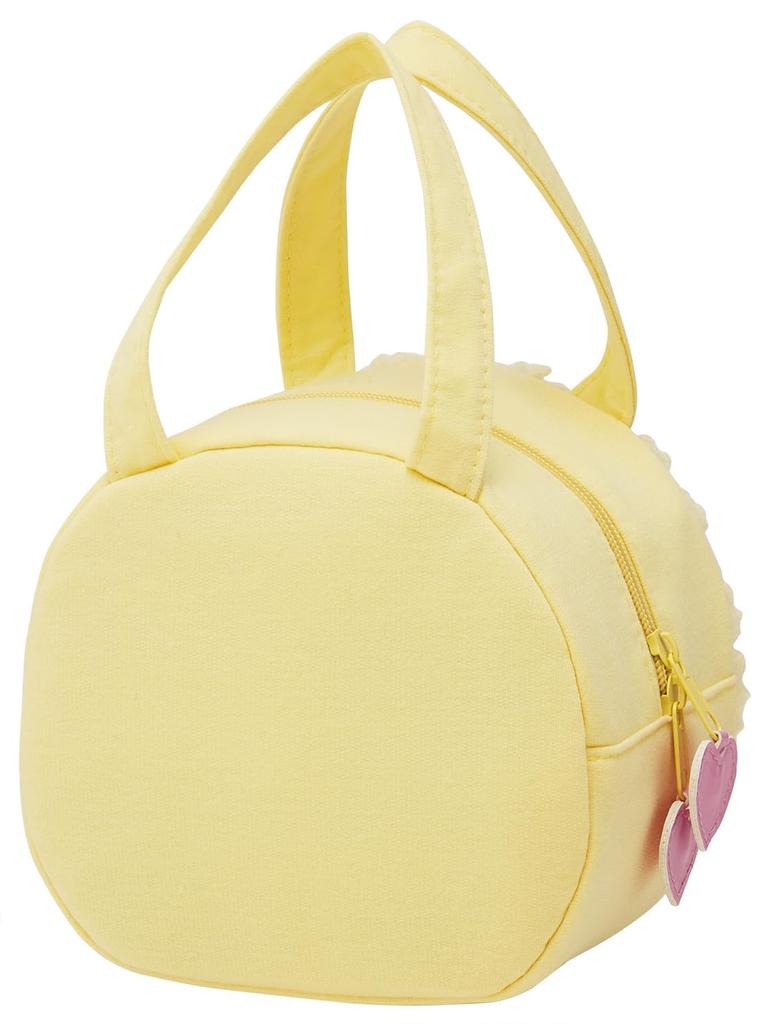 Skater Lunch Sweatshirt Monchhichi Yellow Die-Cut Bag, Material, COLORS, KNBD1-A
