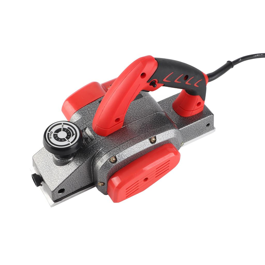 1000W 16000R/MIN Woodworking Electric Planer Kit Depth Adjustable with Self Locking Switch