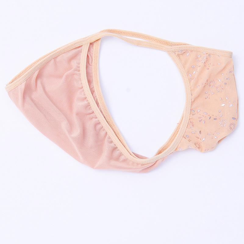 Elastic Men's Mesh Transparent Perspective Flat-angle Sex Underwear, Factory Supply Men's Sexy Sex Underwear