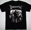 T-shirt in cotone unisex a maniche corte con girocollo Band Immortale