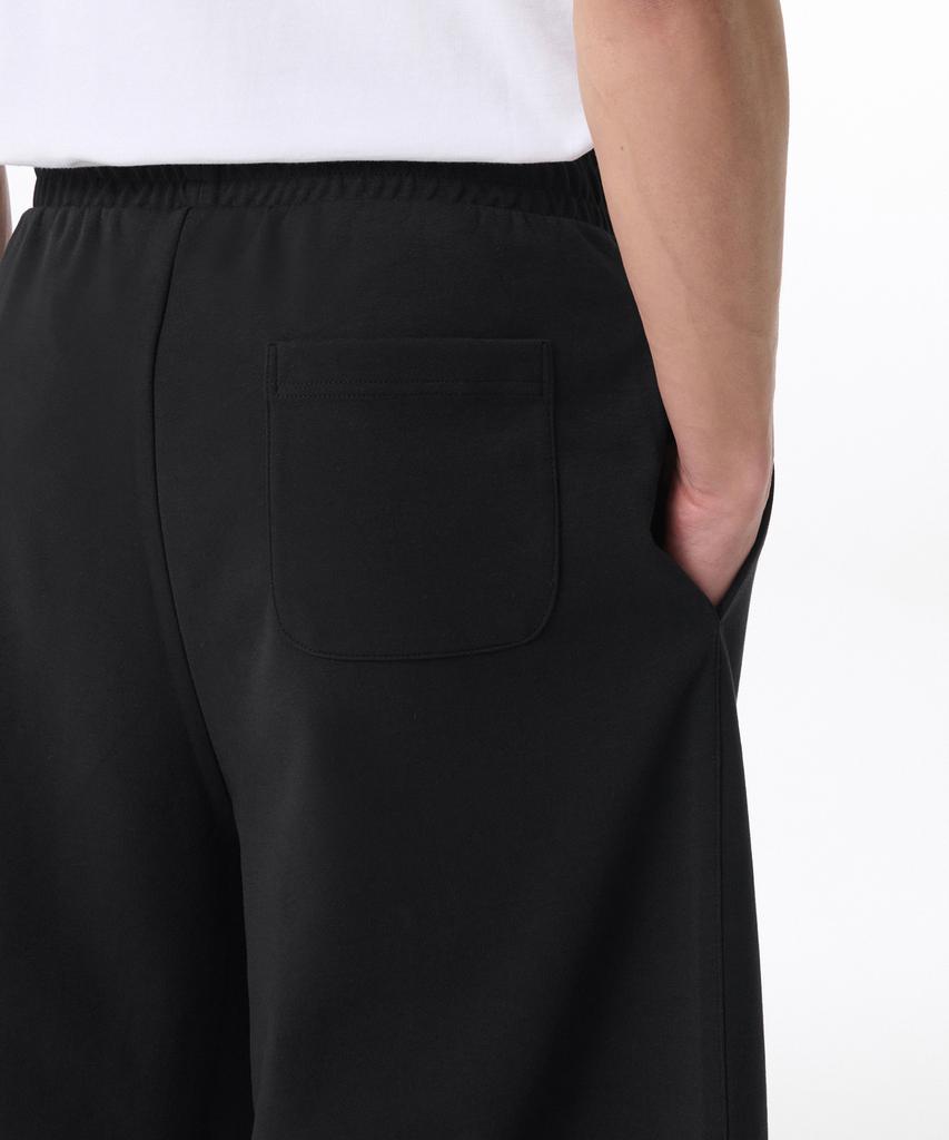 MUSINSA STANDARD [Cooltandard] One-Pleat Bermuda Sweatpants [Black]