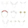 Girls Party Headpiece Christmas Celebration Hairband Metal Headbands Comfortable Secure Nonslip Design