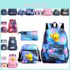 Mr Beast Lightning Cat Three Piece Backpack Set For School With Cute And Fun Design