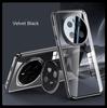 For Huawei Honor Magic 7 Pro Case Transparent Magnetic Wireless Charging Stand Protective Back Cover Case For Magic 7pro Shell