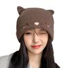 Knitted Wool Hat Children's Stacking Hat Autumn and Winter Warm Confinement Hat Postpartum Korean Version Baotou Cold Hat Shows Small Face