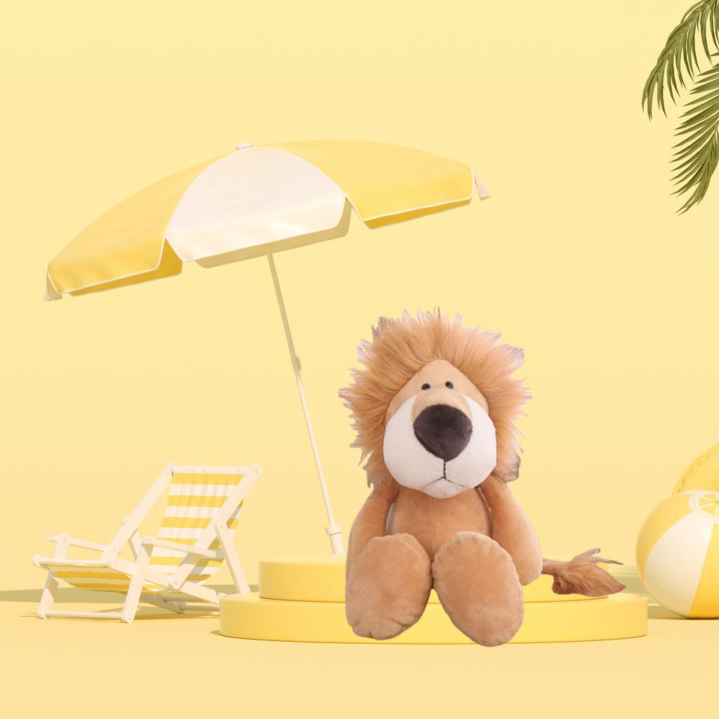 1/25/35CM Soft Plush Jungle Animals Lion Elephant Tiger Dog Fox Monkey Deer Kawaii Stuffed Dolls Kids Gift
