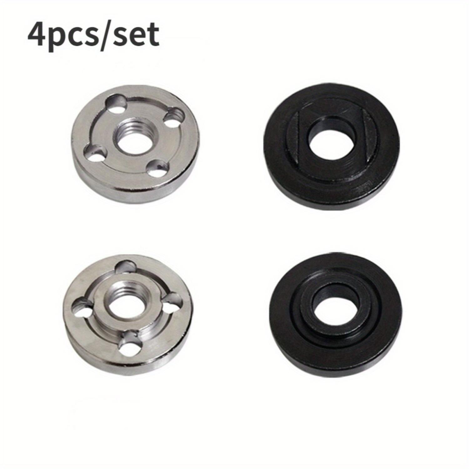 

Угловая шлифовальная машина Фланцевая гайка Внутренняя внешняя круглая металлическая нажимная пластина Фитинги для угловой шлифовальной машины Шипы для угловой шлифовальной машины 4pcs