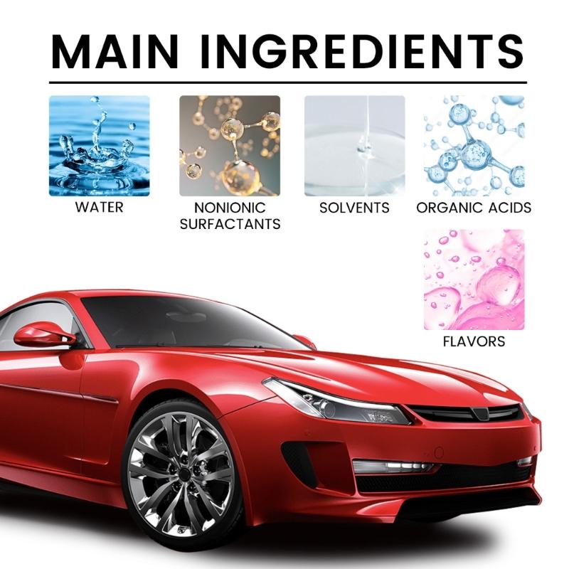 Iron Particle Cleaner Formula Iron Remover Spray for Car Paint Stains Removal