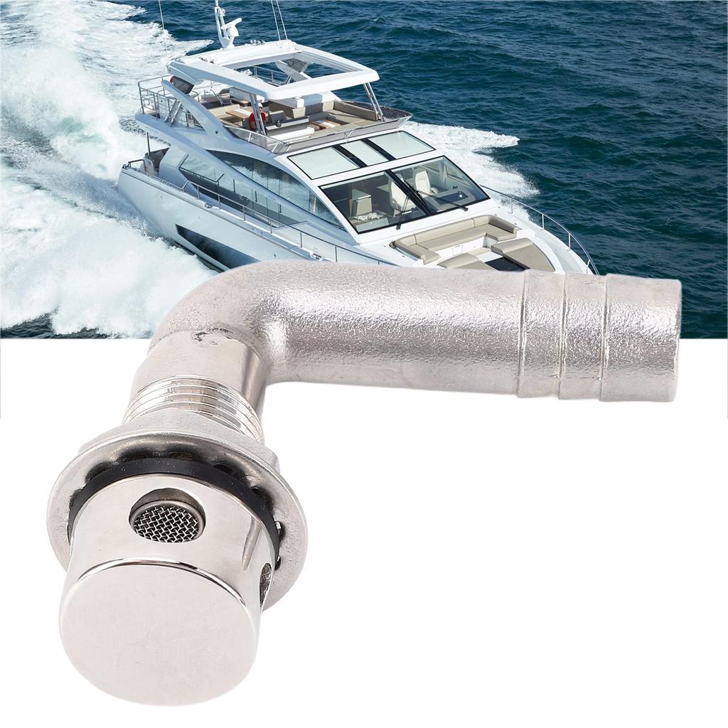 Boat Fuel Gas Tank Vent Professional 316 Stainless Steel 16mm Elbow Design Marine Boat Fuel Tank Vent for Ships Yachts