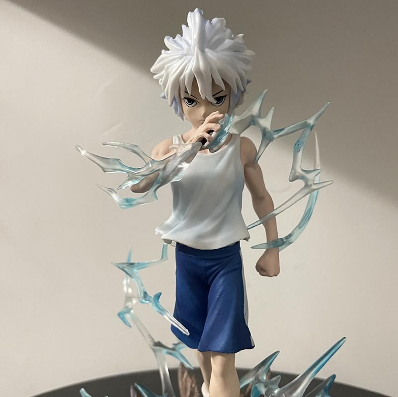 22cm Anime Hunter×Hunter Killua Zoldyck GK PVC Action Figure Collection Model Toys Doll Gift