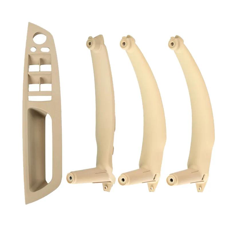 

For BMW X5 X6 E70 E71 E72 2007-2013 Left-Hand Drive Upgraded Car Interior Door Pull Handle Inner Armrest Panel Cover Replacement LHD Beige