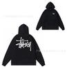Mens Oversized Hooded Sweatshirt With Letter Print Streetwear Style Cotton Pullover Winter