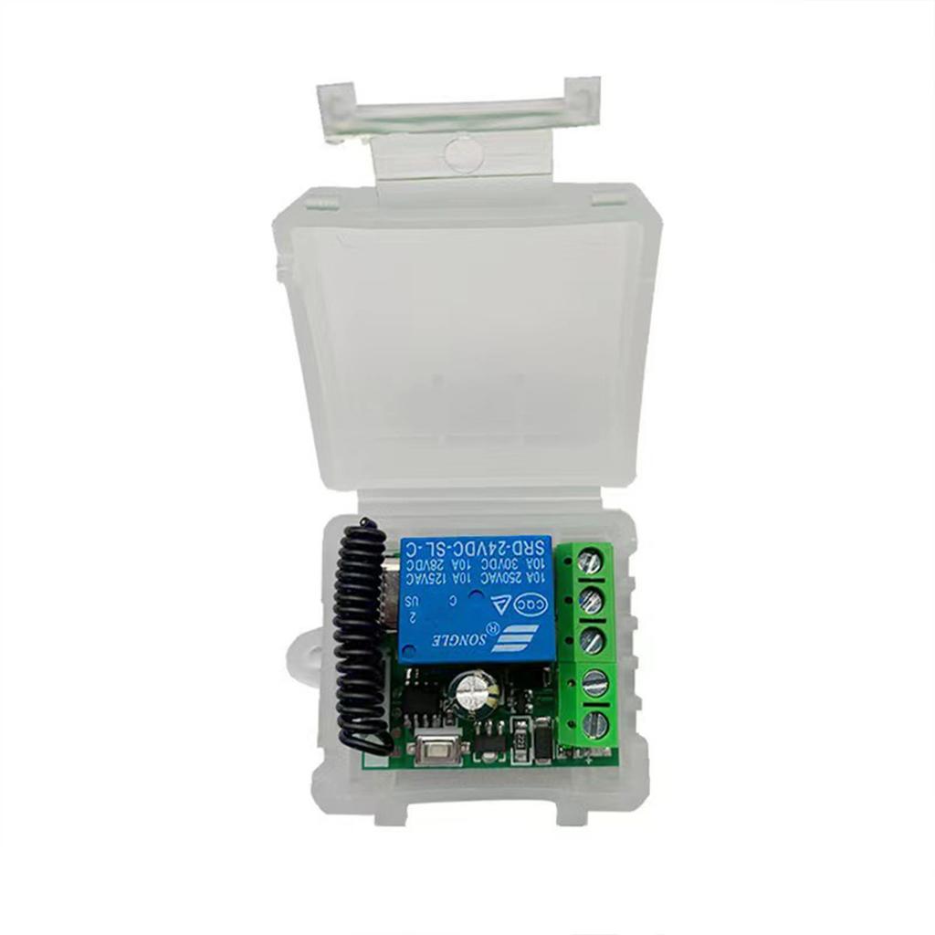 12V/24V Wireless Remote Control Switches 433Mhz 10A Relay Receiver Module Transmitter For Garage Door Lock Enduring