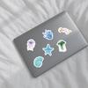 50 Waterproof Marine Life Art Stickers: Cartoon Style for Water Bottles, Laptops, and Suitcases