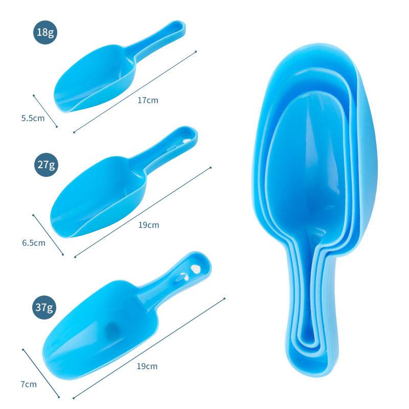 Candy Colored Plastic Ice Shovel Three Piece Set For Household Baking Flour Shovel Multifunctional Kitchen Utensils