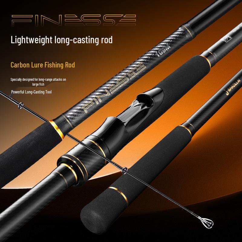 Shuimu FINESSE Two-Section Ultra-Light Carbon Fiber Surfcasting Rod for Powerful Sea Fishing. 3.28m M Action