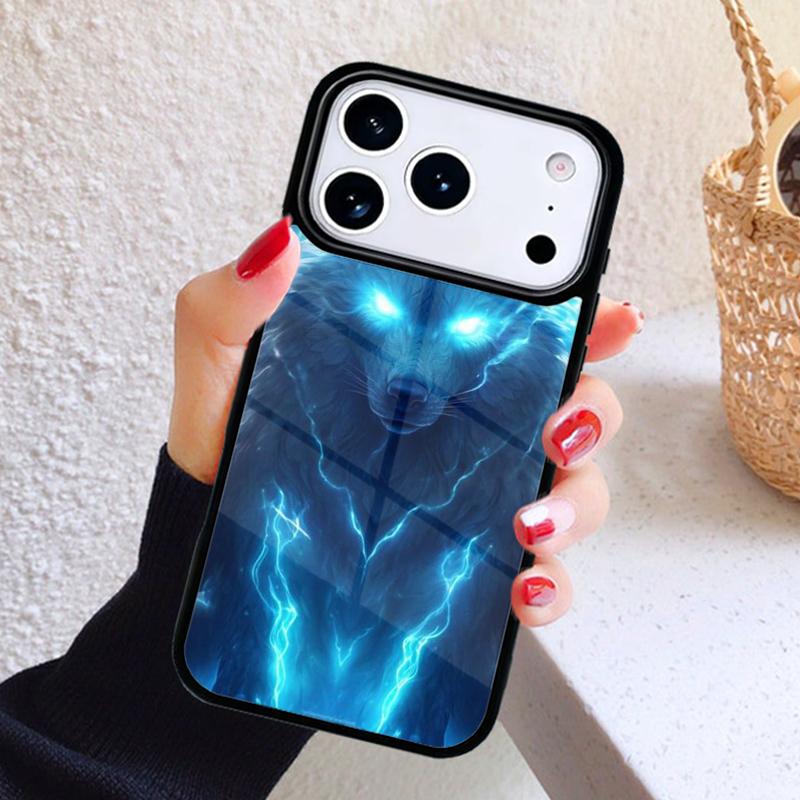 The Wolf Fierce Phone Case For iPhone 17 Air 16 15 14 13 12 11 Pro Max Plus
