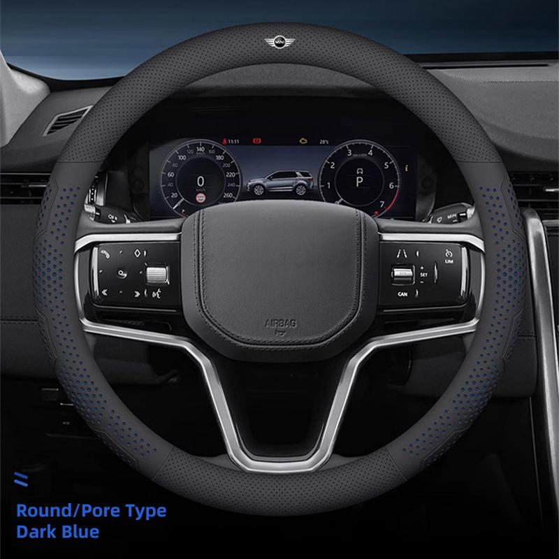 Car Steering Wheel Cover With Anti-Slip Breathable Leather For d333 Cooper JCW Works F54 F55 F56 F57 F60 R50 R52 R53 R55 R56 R57 333d