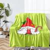 Christmas Dwarf Theme Printed Blanket - Perfect for Couch, Bed, Travel & Outdoor Use | Machine Washable, Cozy & Durable.