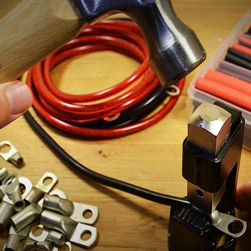 Hammer Lug Crimper Tool for Battery Terminals Wire and Welding Cable Electrician Wire Battery Terminals Crimping Plier