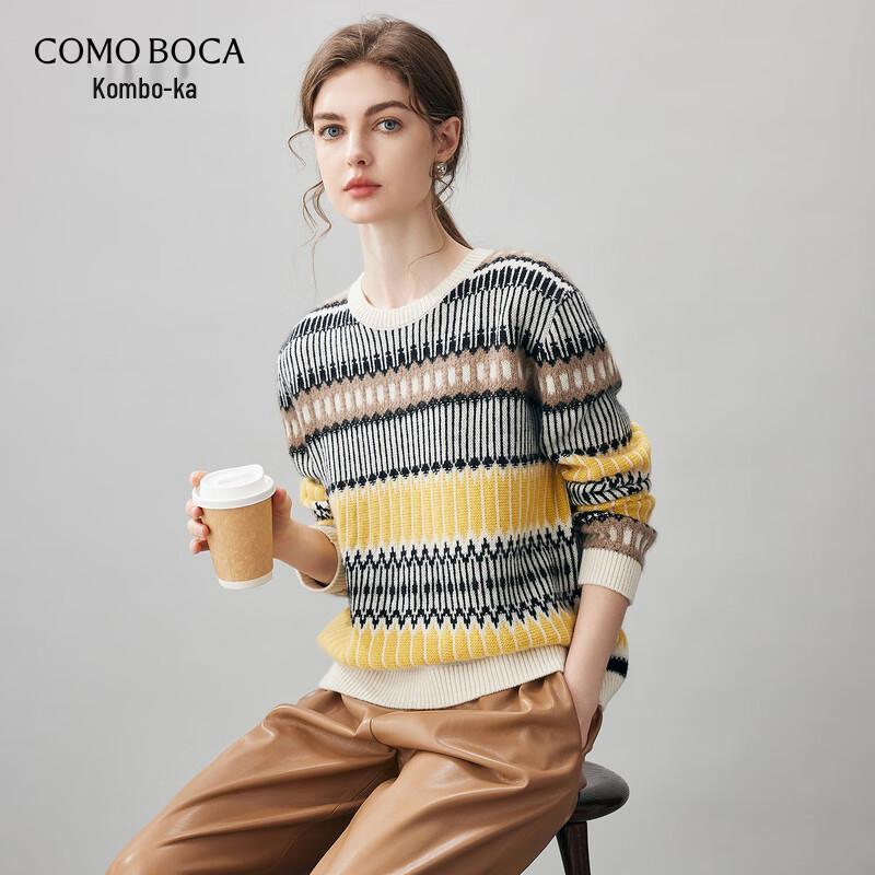 Women s Fair Isle Cashmere Sweater L