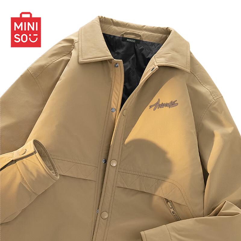 

MINISO Men s Winter Padded Shirt Jacket 3XL