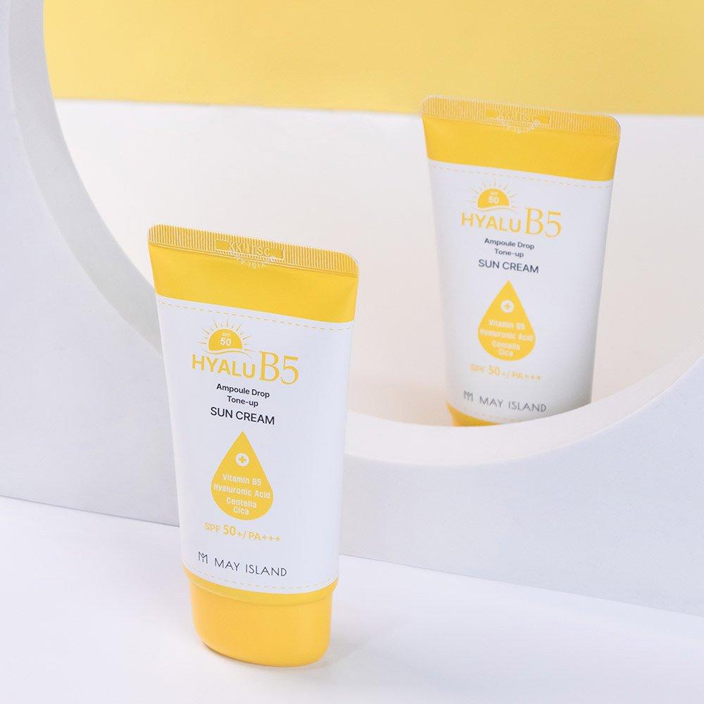 May Island Hyalur B5 Ampoule Drop Tone Up Sun Cream 70ml