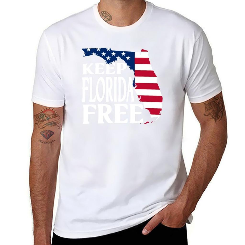 Keep Florida Free My Florida 2024 For Patriotic Mom And Dad Tshirt Holiday Outdoor Tshirt
